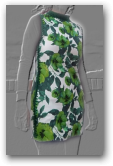 Vestido FLores Verdes Grandes  » Click to zoom ->